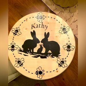 Brand news 18” wooden wall hanging